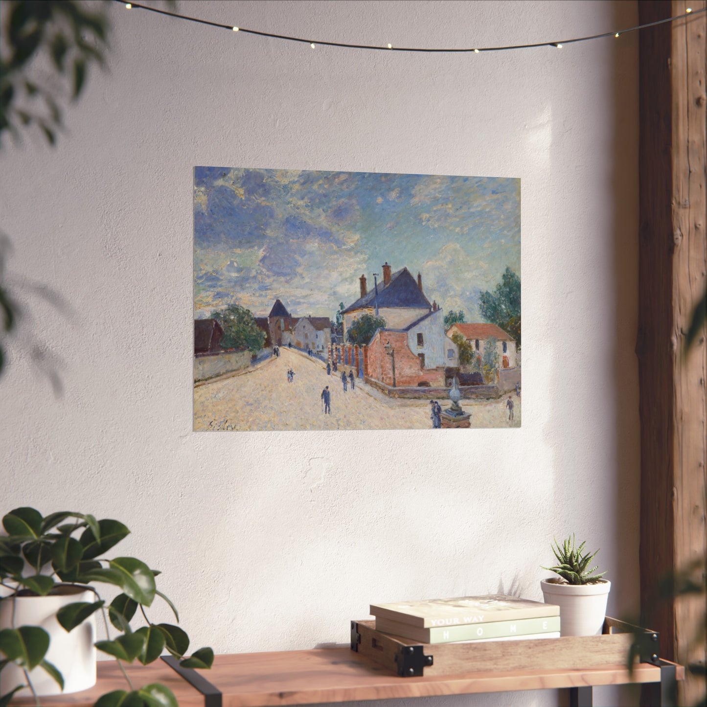 Alfred Sisley - Street in Moret | Fine Art Poster