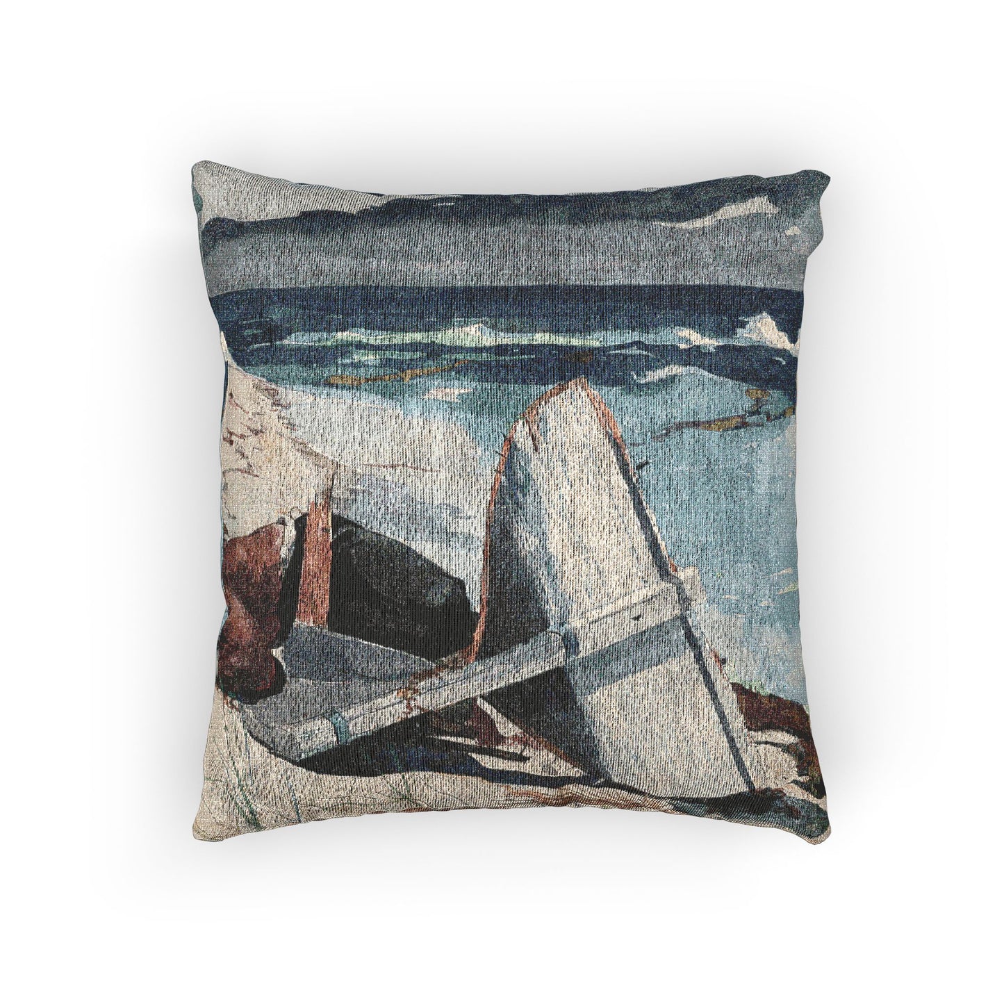 Winslow Homer - After the Hurricane, Bahamas | Woven Pillow