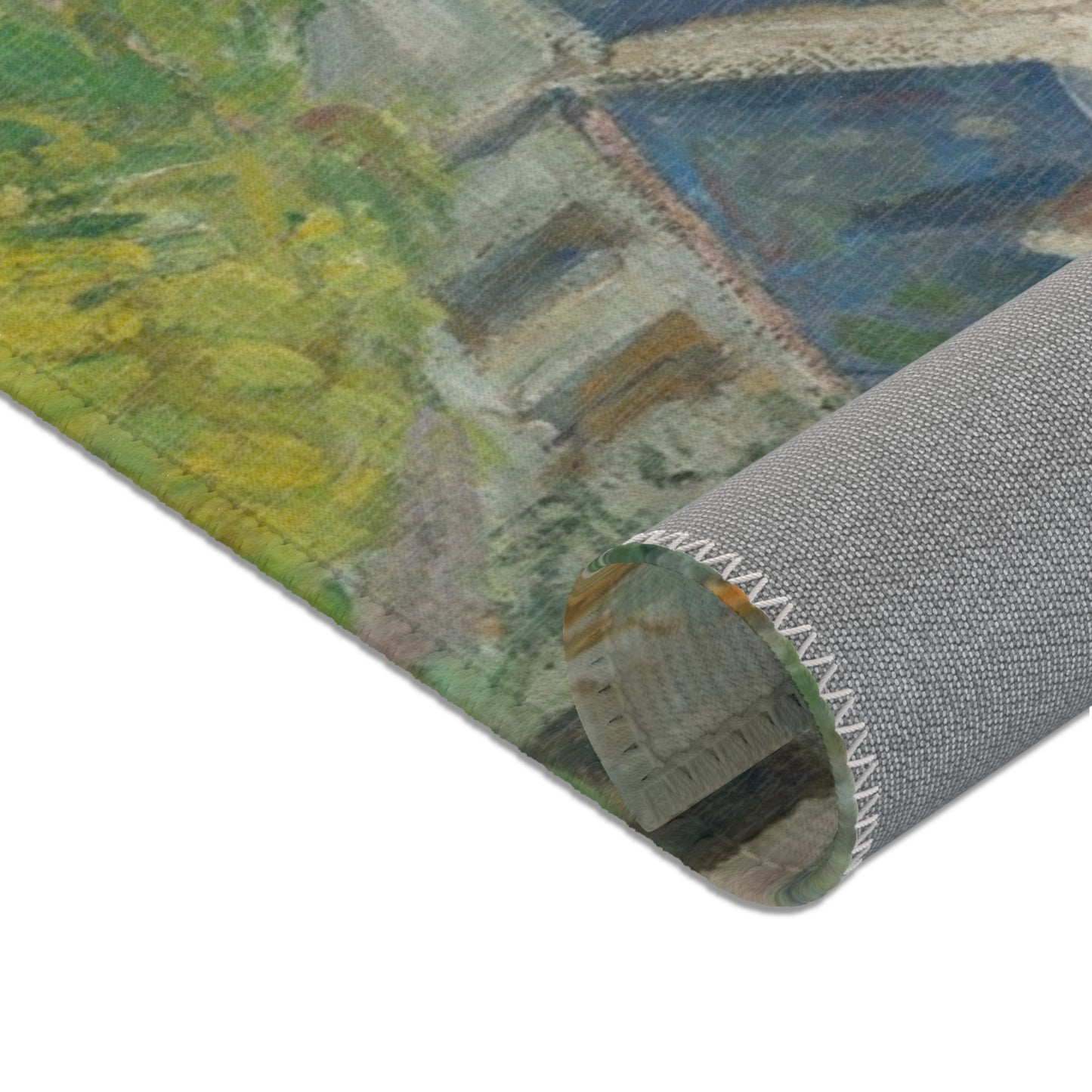 Paul Cezanne - Auvers, Panoramic View | Area Rug