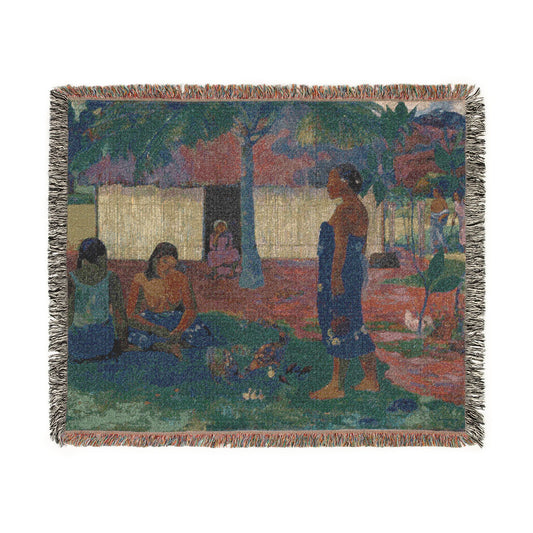 Why Are You Angry? — Gauguin Tapestry Blanket
