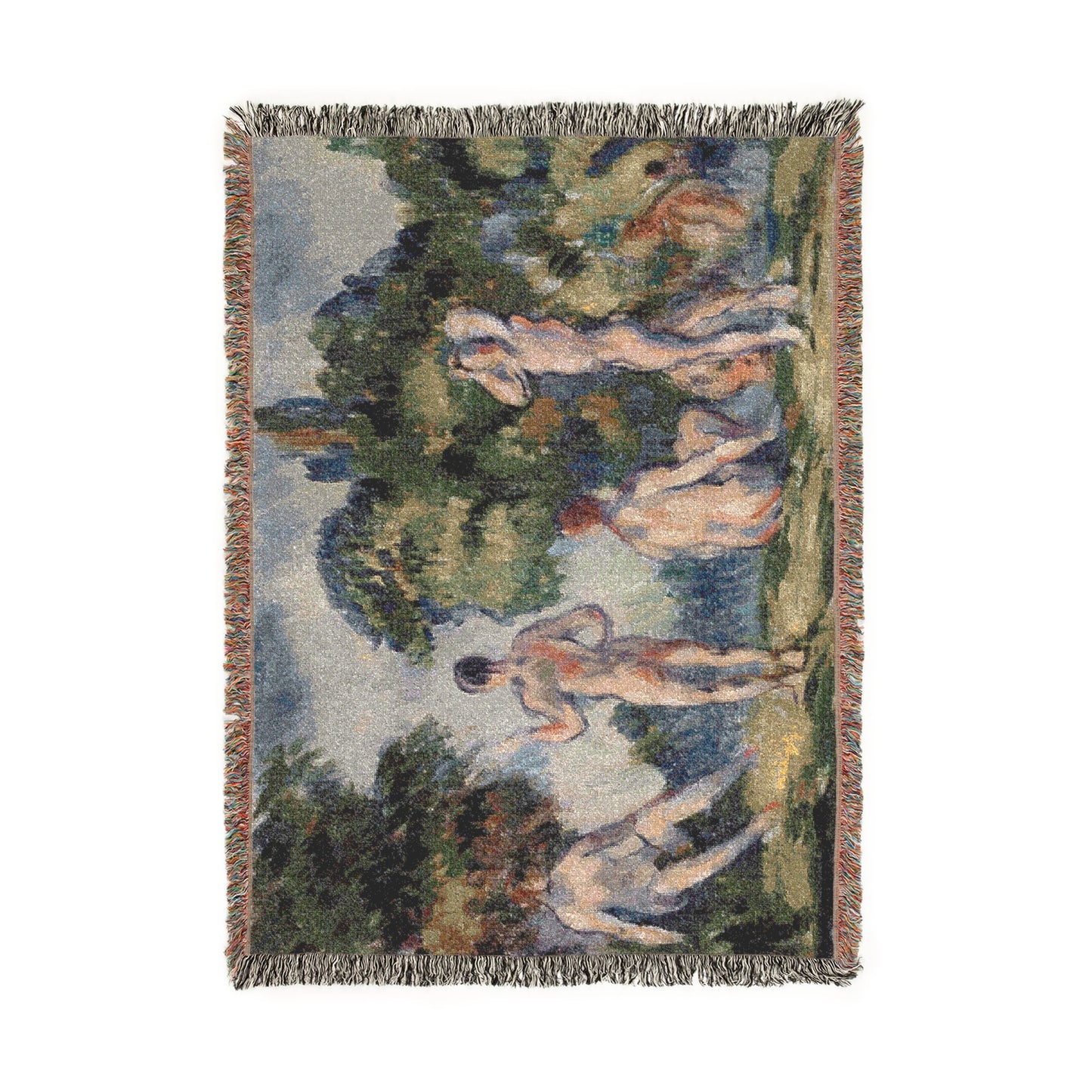 Paul Cezanne - Bathers | Woven Tapestry Blanket