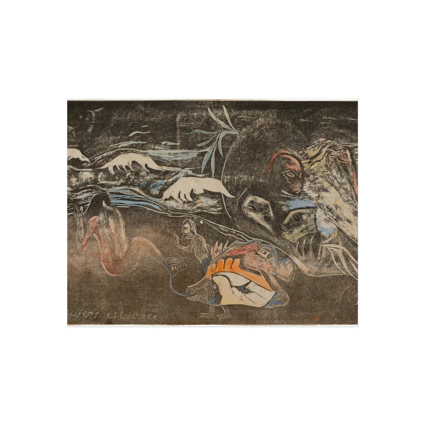 Paul Gauguin - L’univers est créé (The Universe Is Being Created), from the Noa Noa Suite | Fine Art Poster