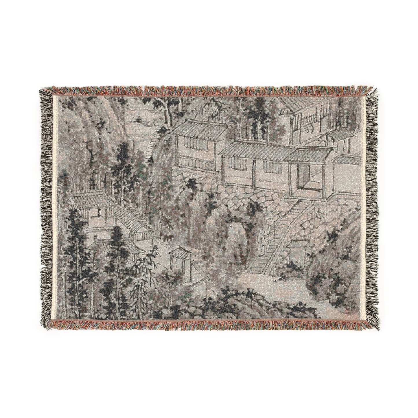 106_the-pine-retreat-tiger-hill | Woven Tapestry Blanket