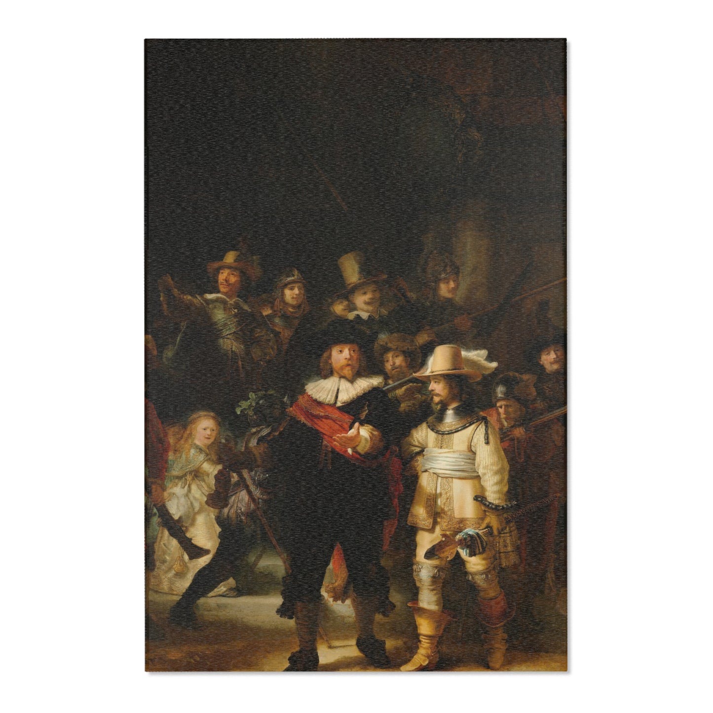La ronda de noche, por Rembrandt van Rijn | Area Rug