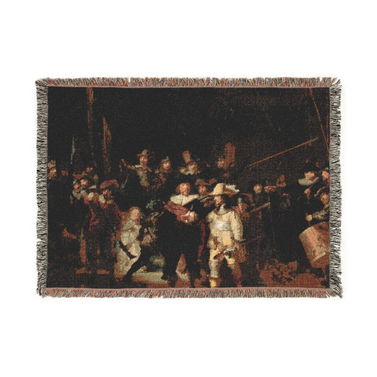 The Night Watch — Rembrandt Tapestry Blanket