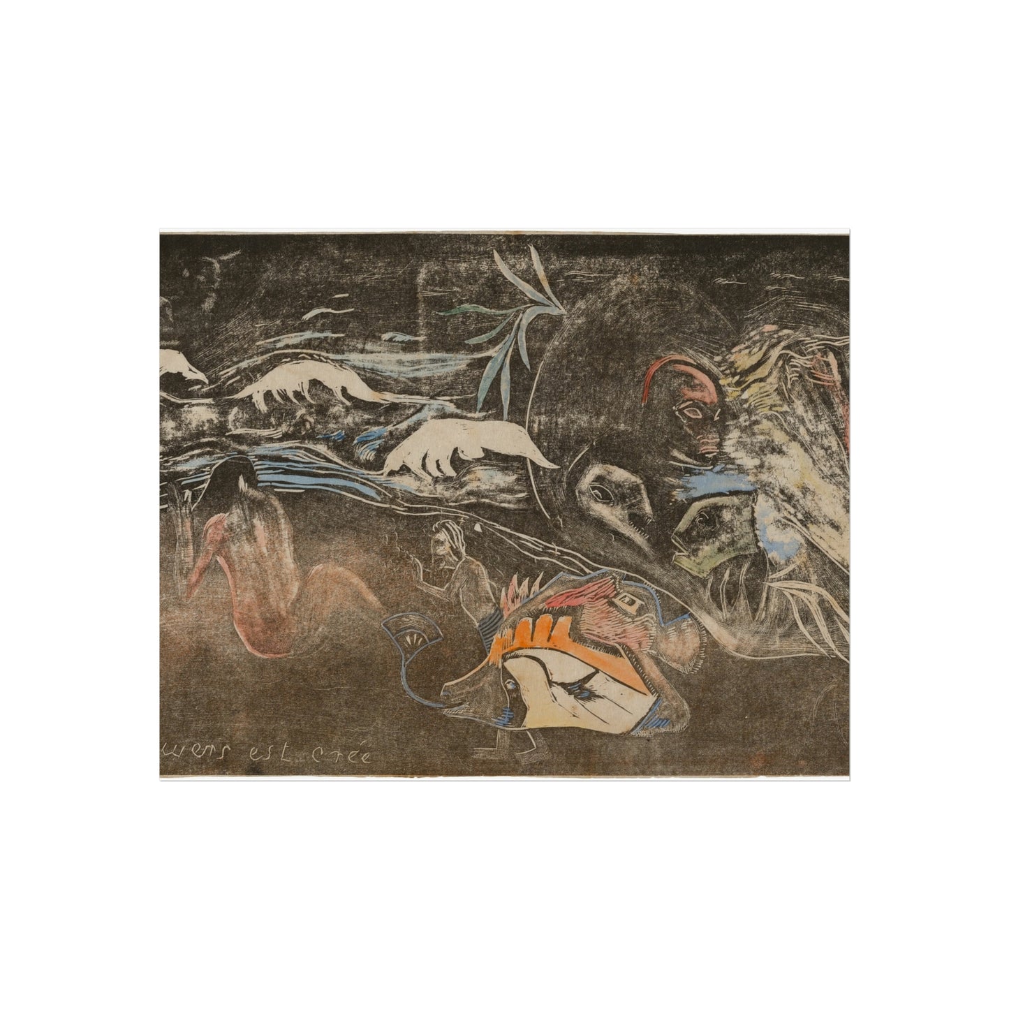 Paul Gauguin - L’univers est créé (The Universe Is Being Created), from the Noa Noa Suite | Fine Art Poster