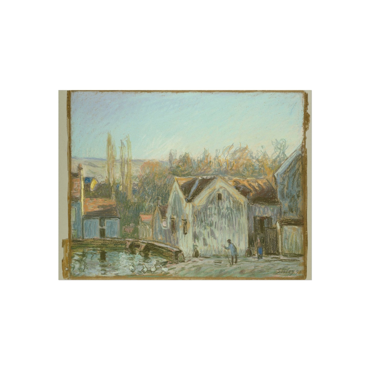Alfred Sisley - A Corner of Moret-sur-Loing | Fine Art Poster