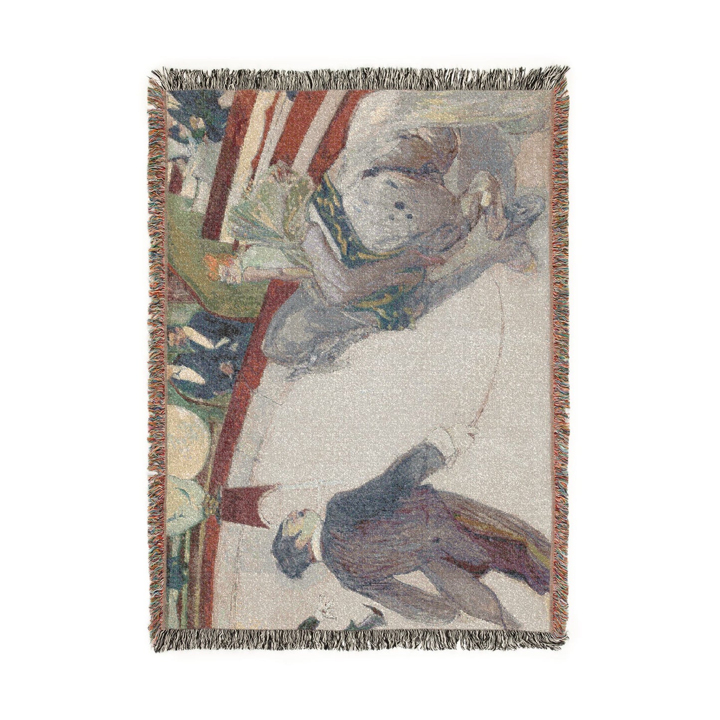 Henri de Toulouse-Lautrec - Equestrienne (At the Cirque Fernando) | Woven Tapestry Blanket