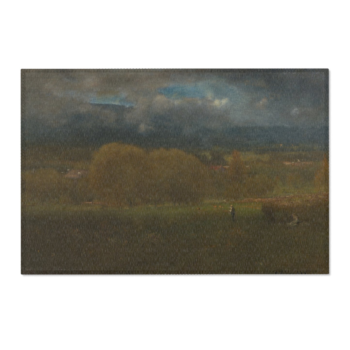 George Inness - Sunlit Valley | Area Rug