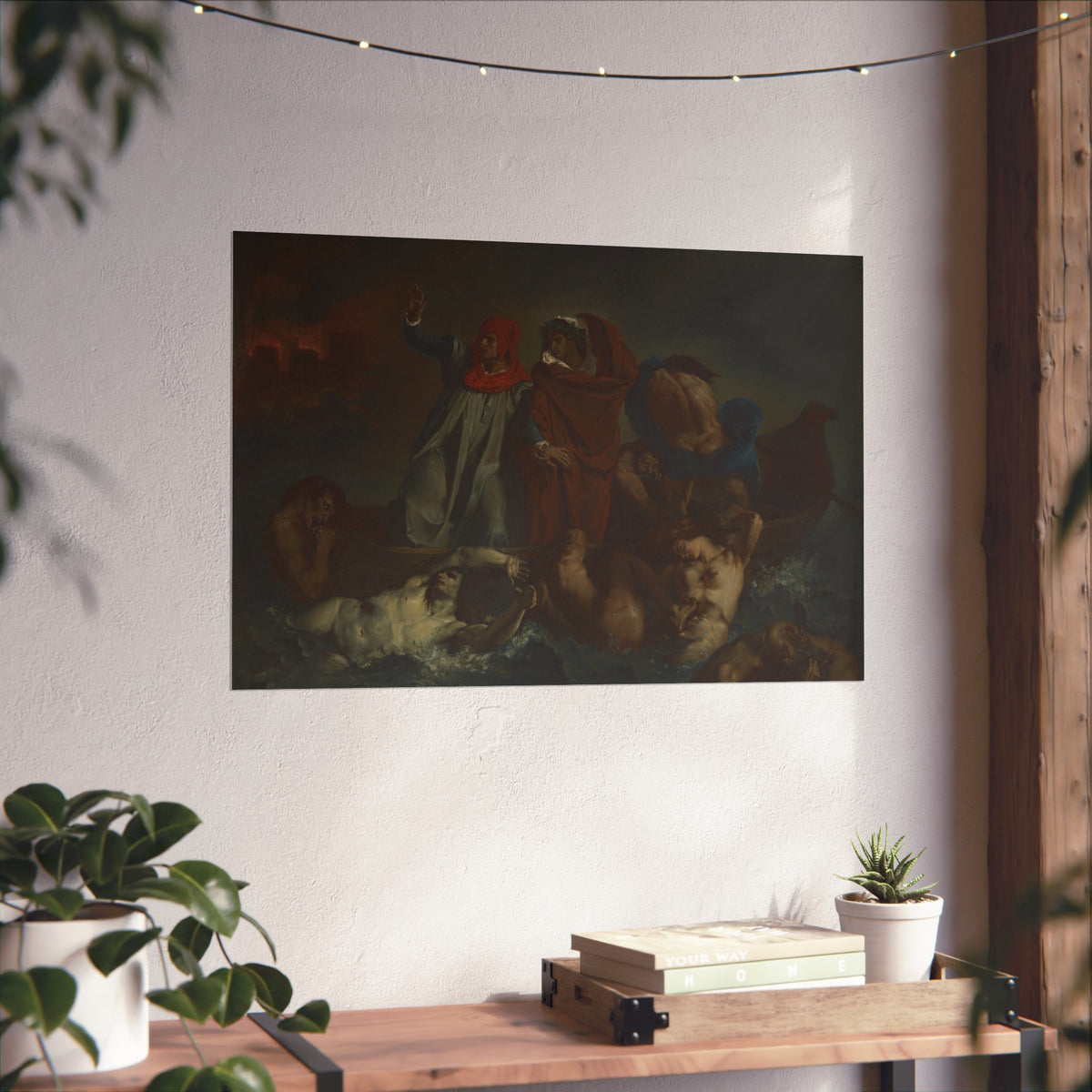 Dante's Bark (after Eugène Delacroix) Fine Art Poster