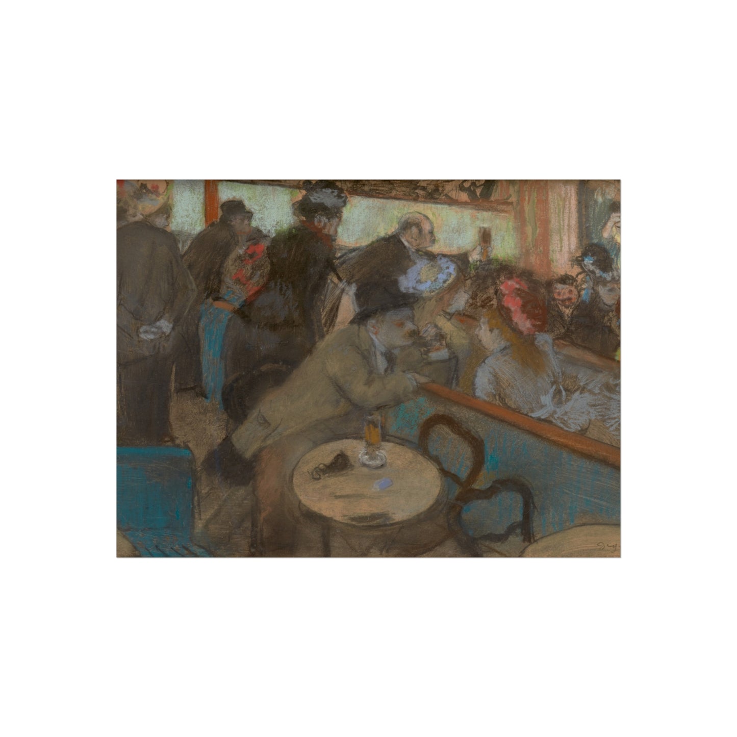 Hilaire Germain Edgar Degas - Café-Concert (The Spectators) | Fine Art Poster