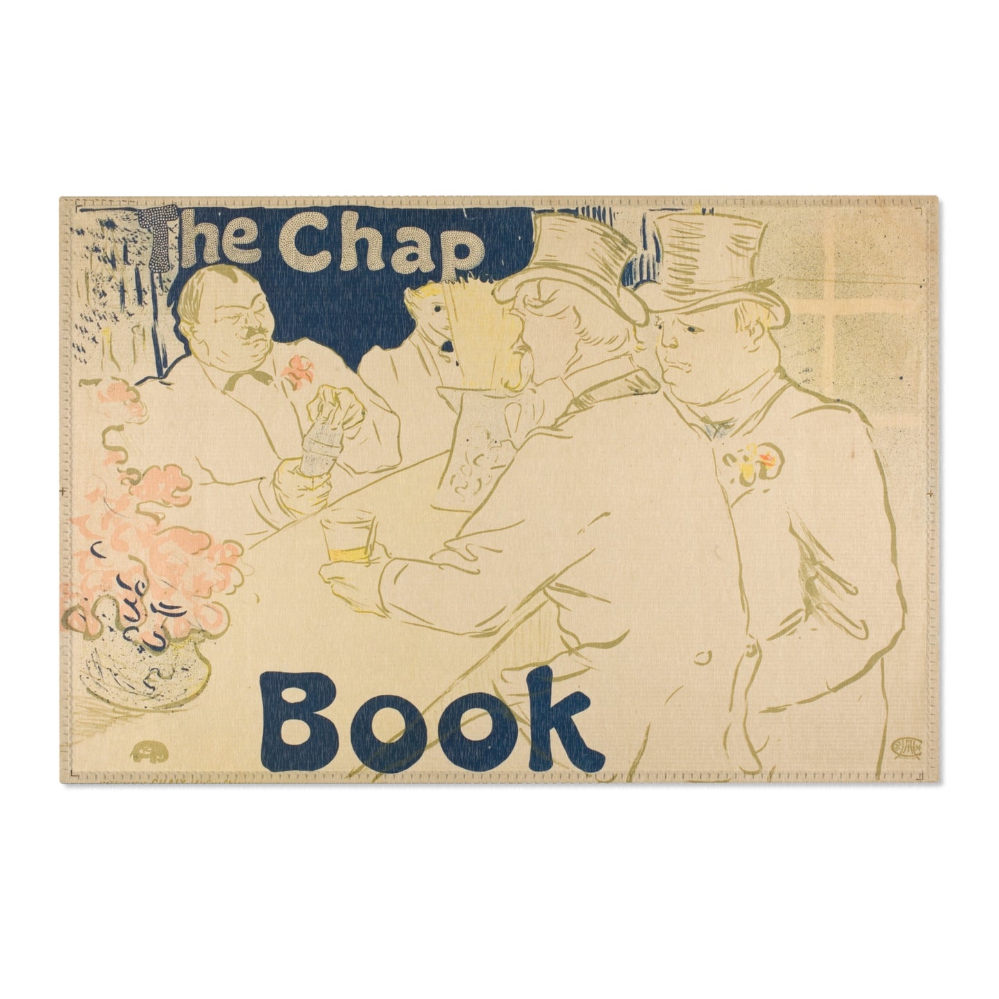 Henri de Toulouse-Lautrec - Irish and American Bar, Rue Royale—The Chap Book | Area Rug