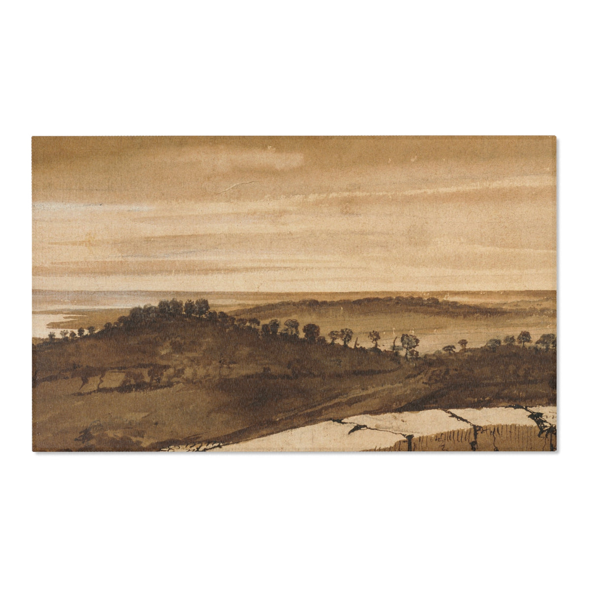 Panorama from the Sasso — Lorrain Area Rug