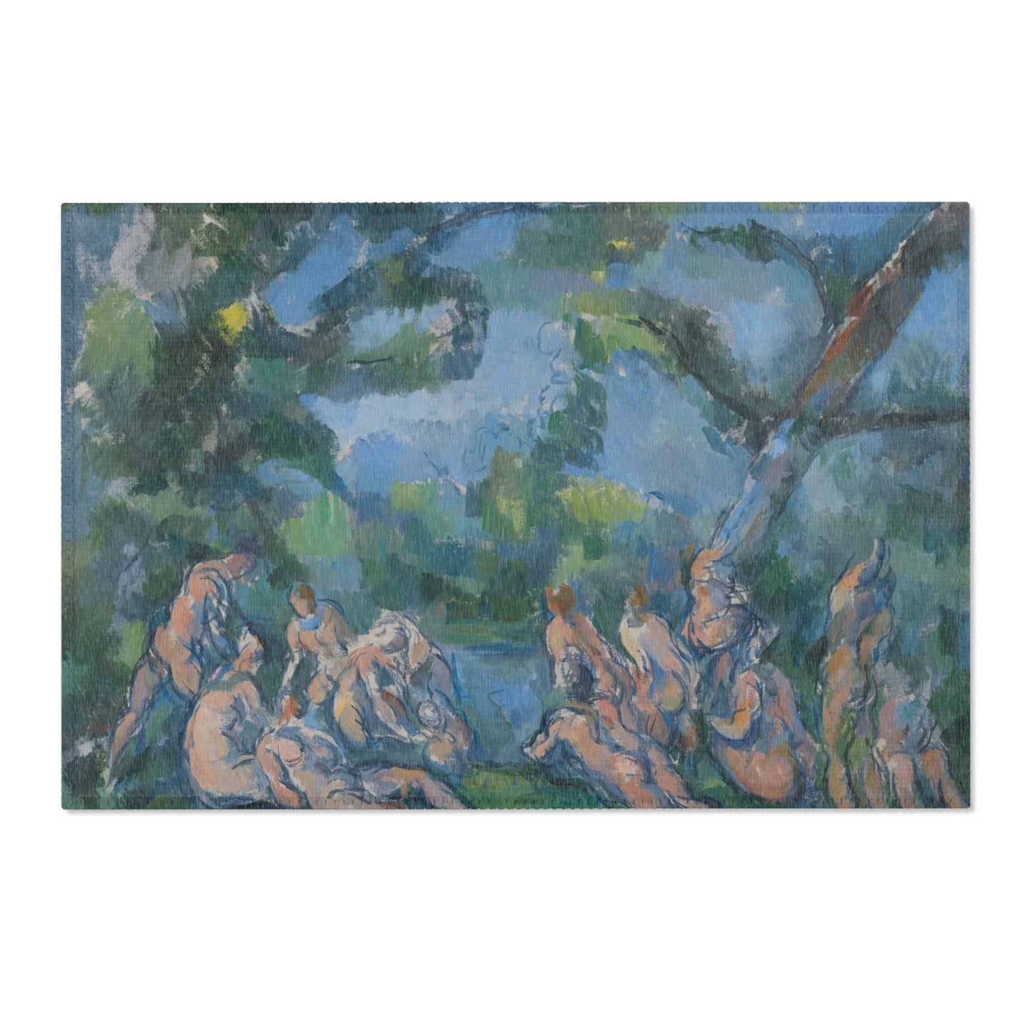 Paul Cezanne - The Bathers | Area Rug
