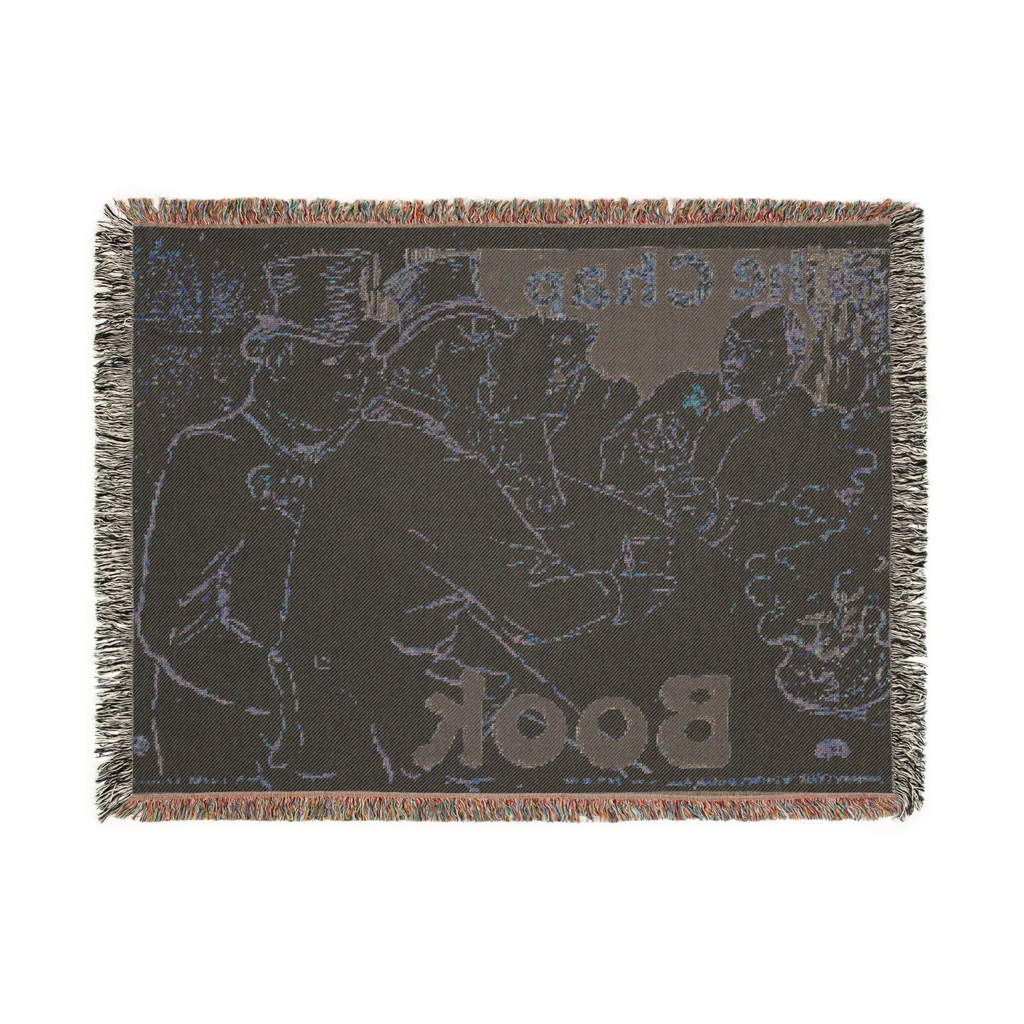 Henri de Toulouse-Lautrec - Irish and American Bar, Rue Royale—The Chap Book | Woven Tapestry Blanket