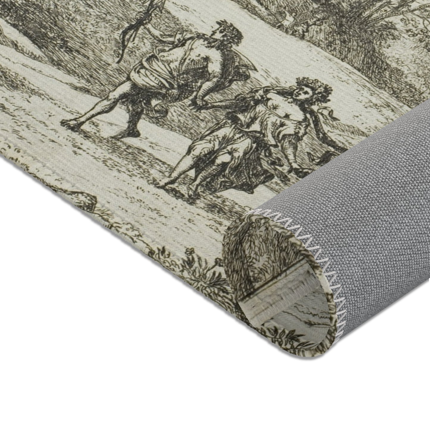 Claude Lorrain - Time, Apollo and the Seasons | Area Rug