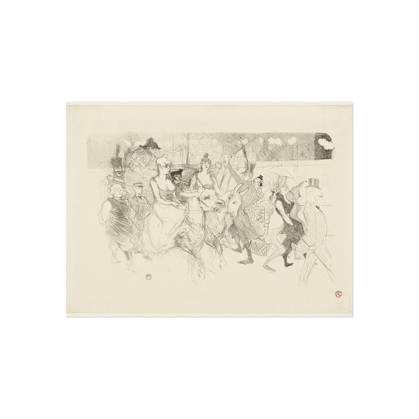 Henri de Toulouse-Lautrec - A Gala Evening at the Moulin Rouge | Fine Art Poster