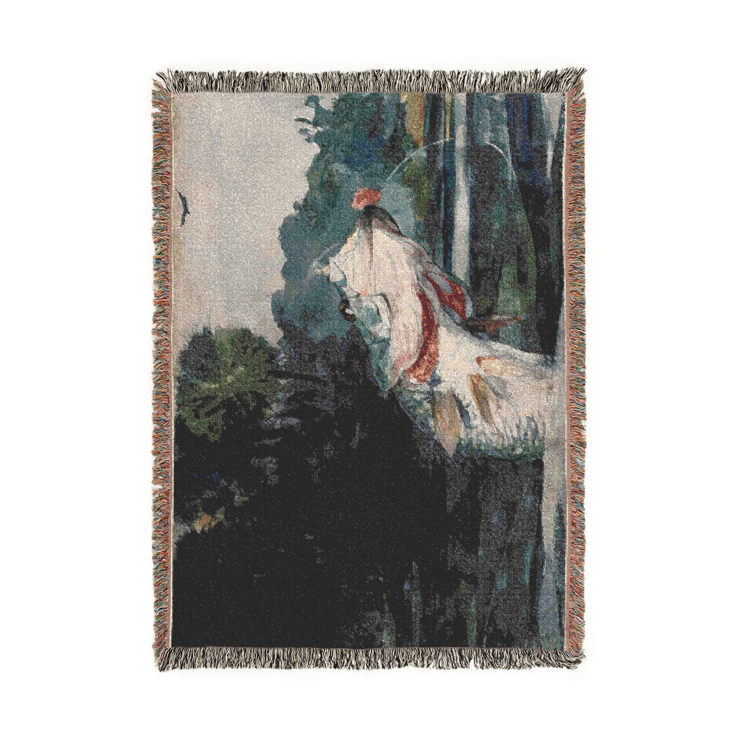 Winslow Homer - Life-Size Black Bass | Woven Tapestry Blanket