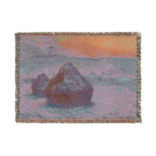 Stacks of Wheat — Monet Tapestry Blanket