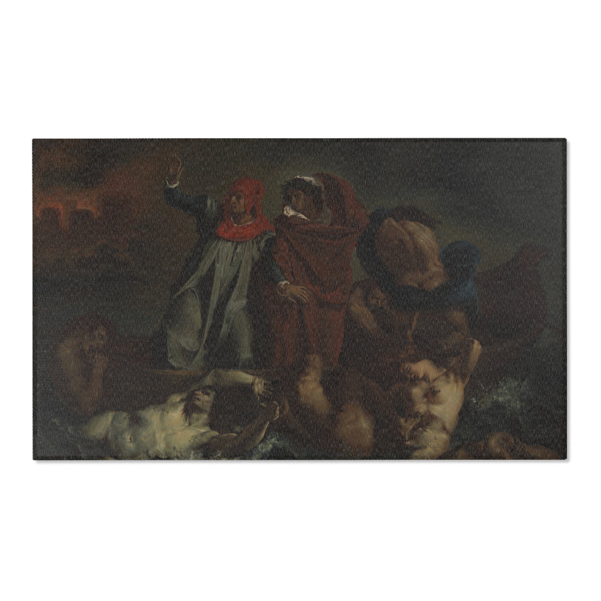 Dante's Bark (after Delacroix) Area Rug