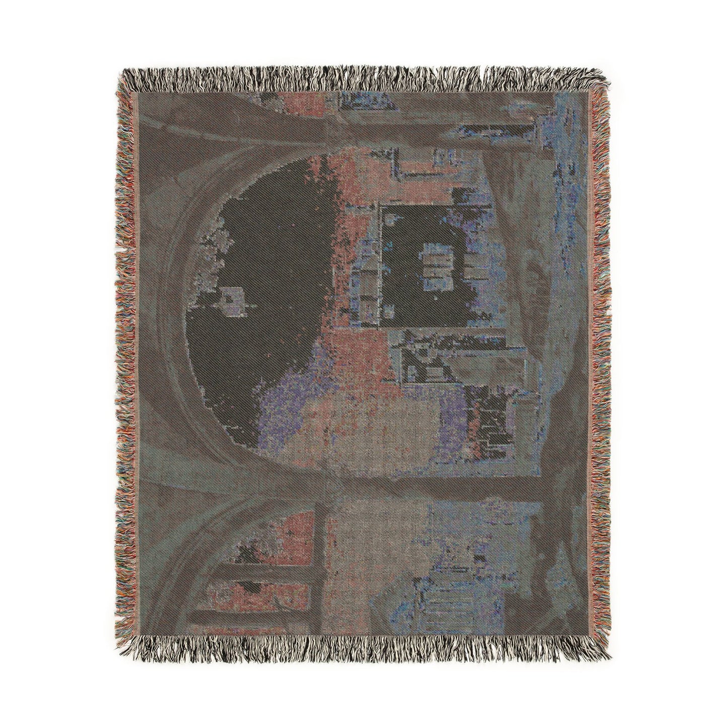 Follower of Canaletto - Portico with a Lantern | Woven Tapestry Blanket
