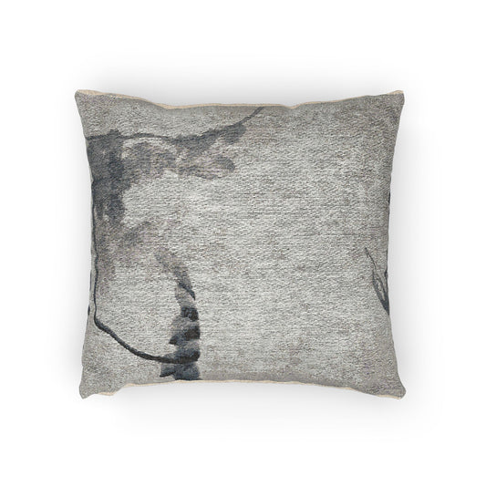 Lotus and Waterfowl Pillow