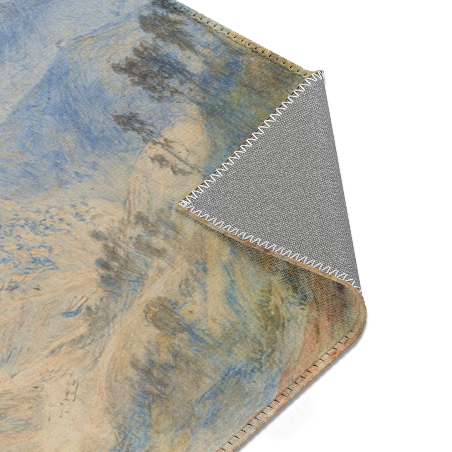 Joseph Mallord William Turner - Mussooree and the Dhoon from Landour | Area Rug