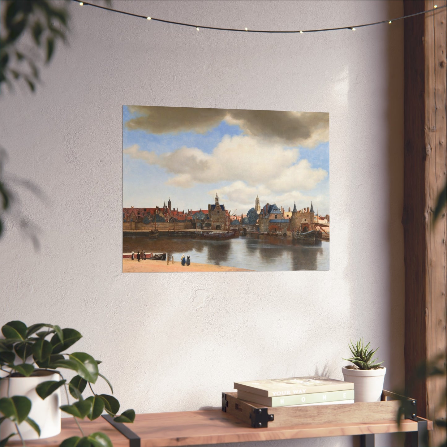 Johannes Vermeer - View of Delft - 92 - Mauritshuis | Fine Art Poster
