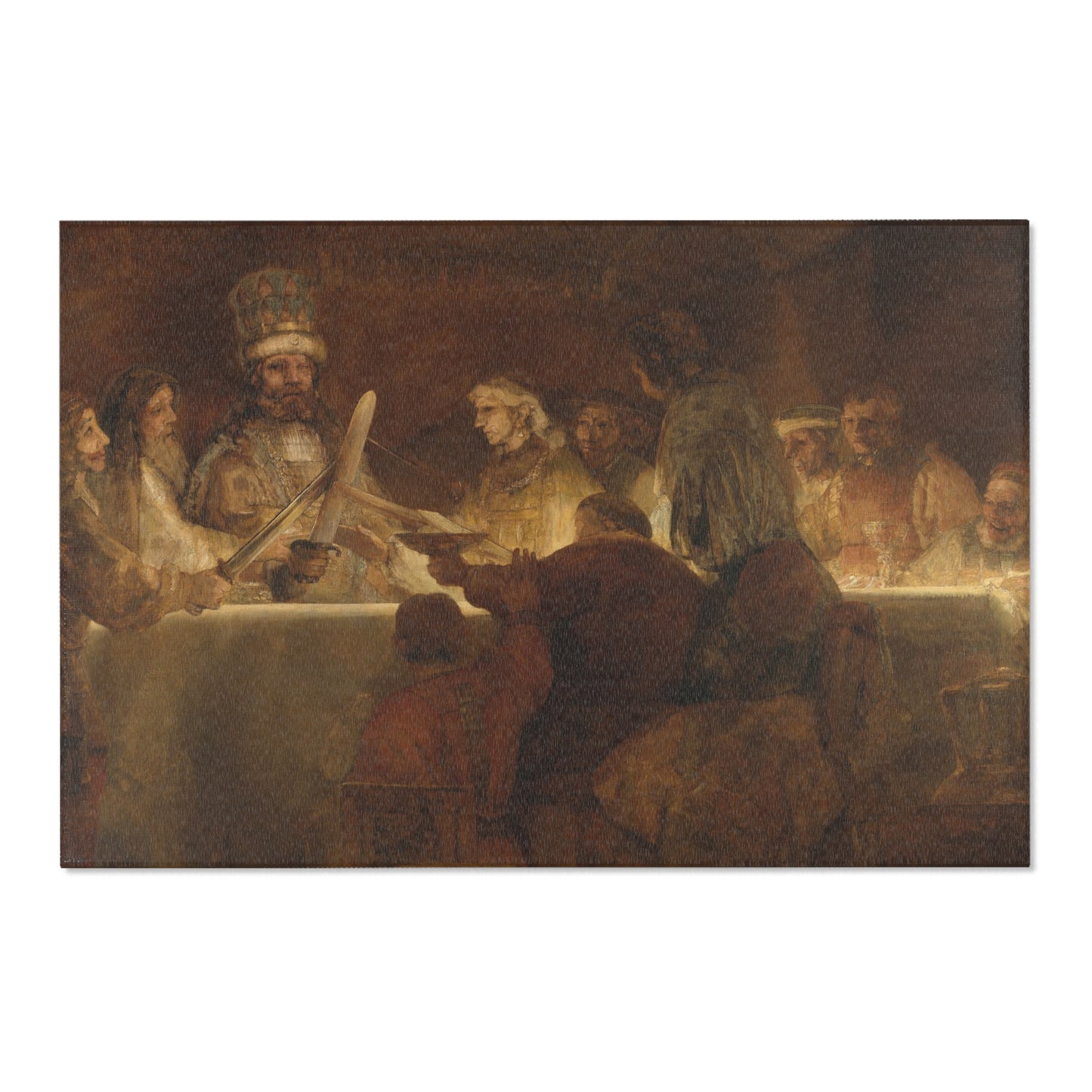 The Conspiracy of Claudius Civilis by Rembrandt van Rijn | Area Rug