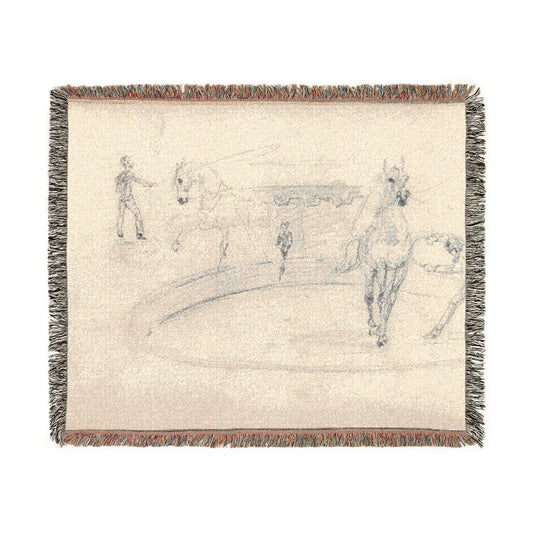 Sketchbook, 1880 — Toulouse-Lautrec Tapestry Blanket