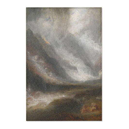 Valley of Aosta Snowstorm — Turner Area Rug
