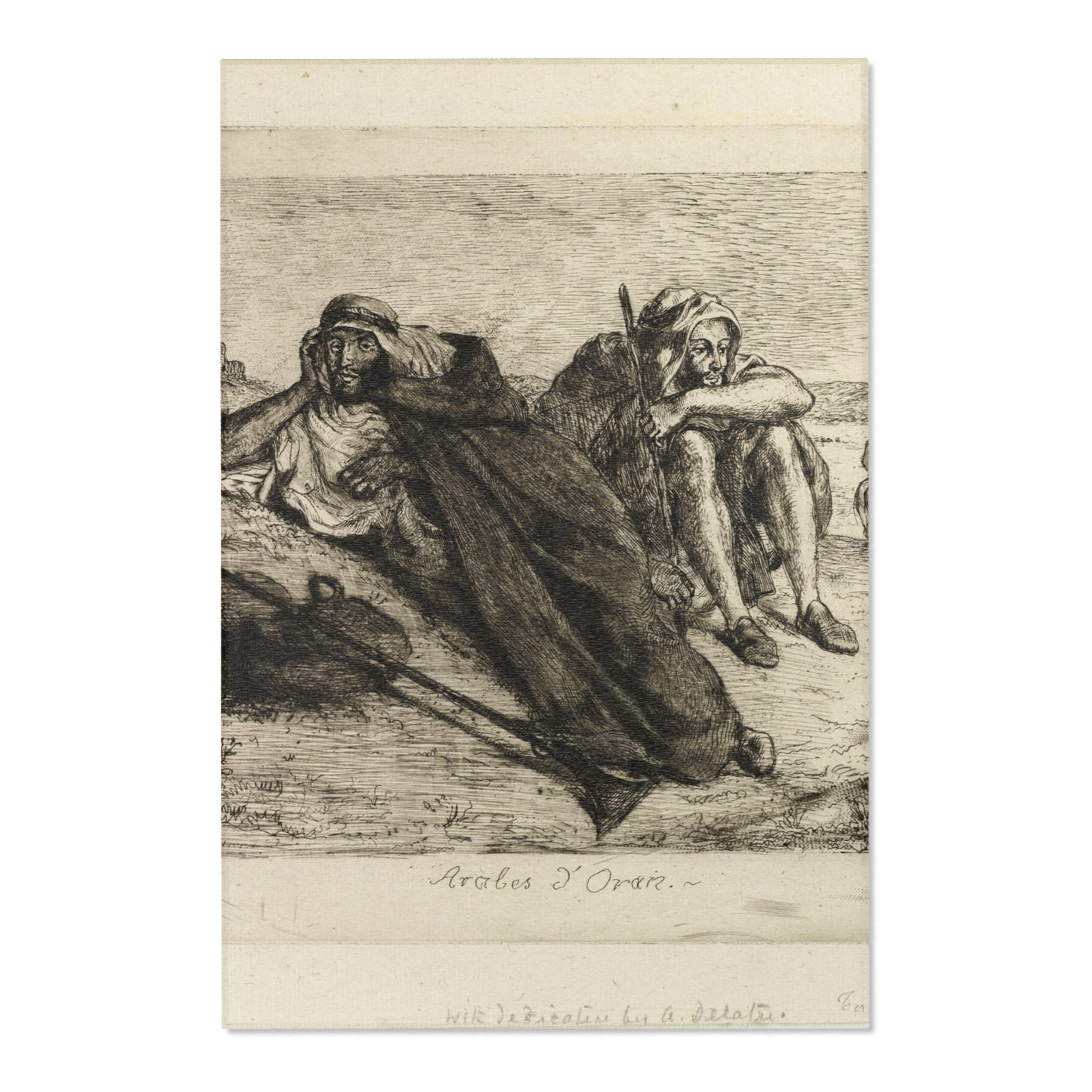 Eugène Delacroix - Arabs of Oran | Area Rug