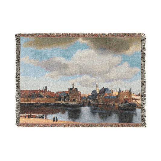 View of Delft — Vermeer Tapestry Blanket