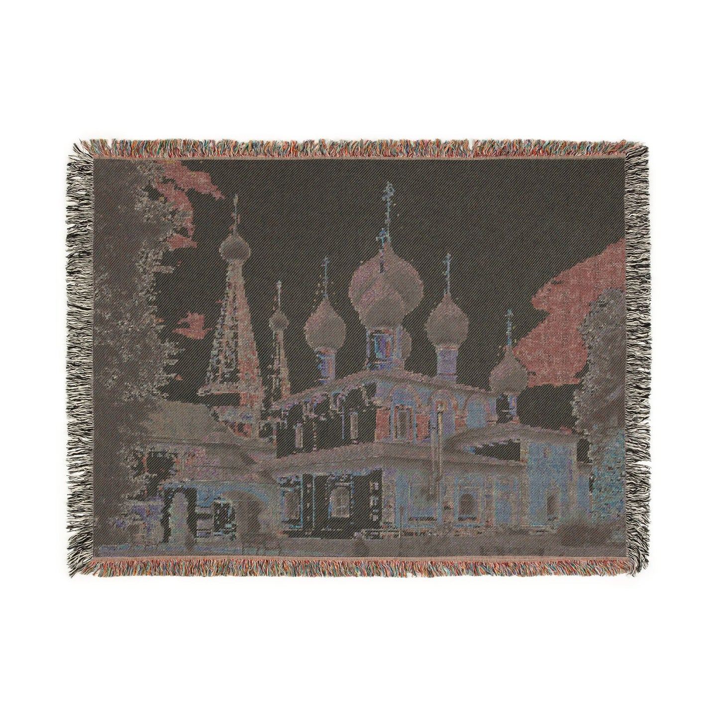 Church of the Beheading of Saint John the Baptist Alekseyevsky Monastery Uglich 2023-07-22 7459 | Woven Tapestry Blanket