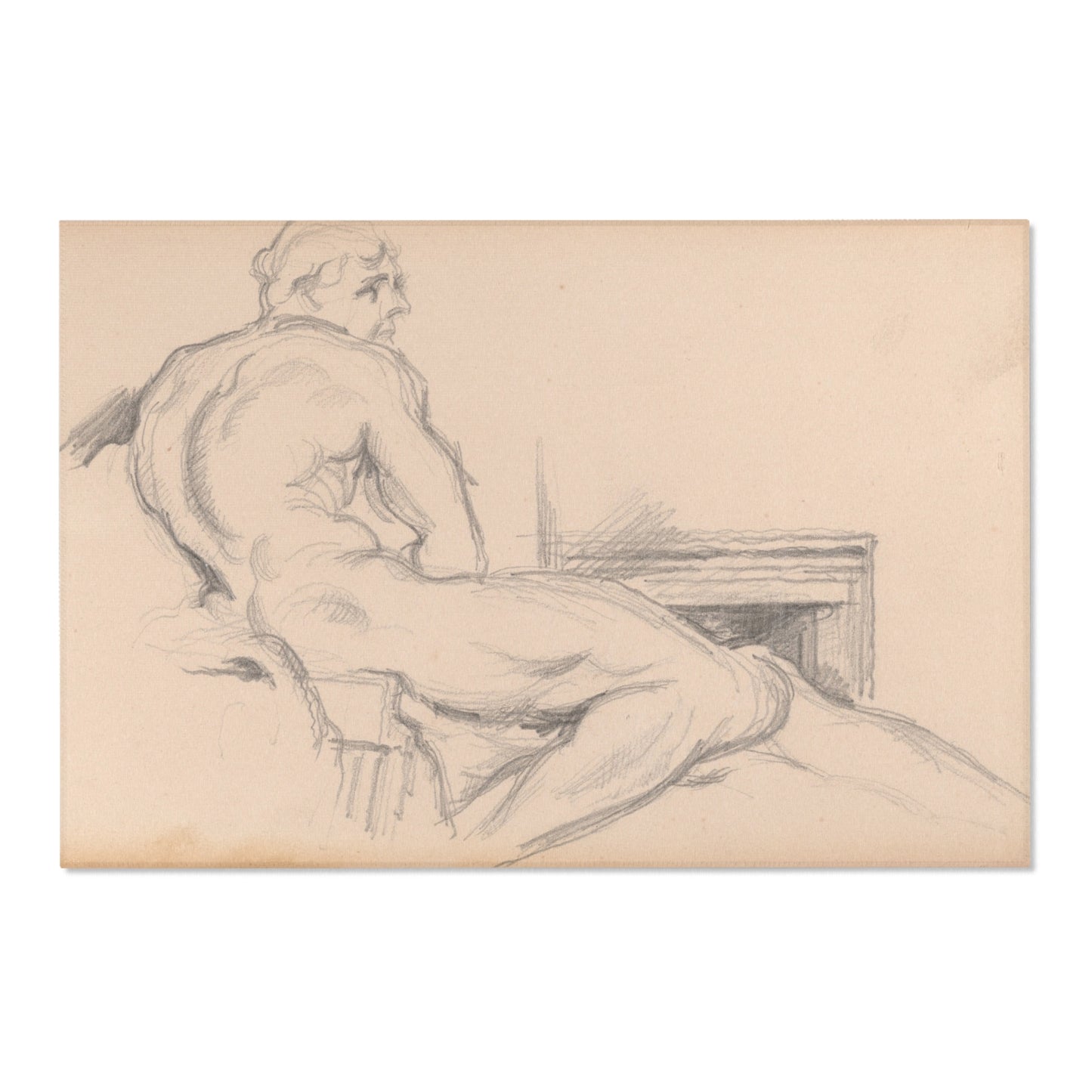 Paul Cezanne - Hercules Resting | Area Rug