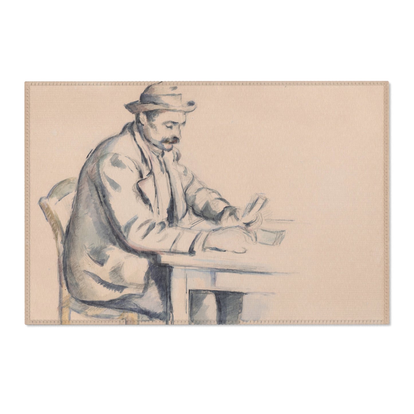 Paul Cezanne - A Study for the Card Players | Area Rug