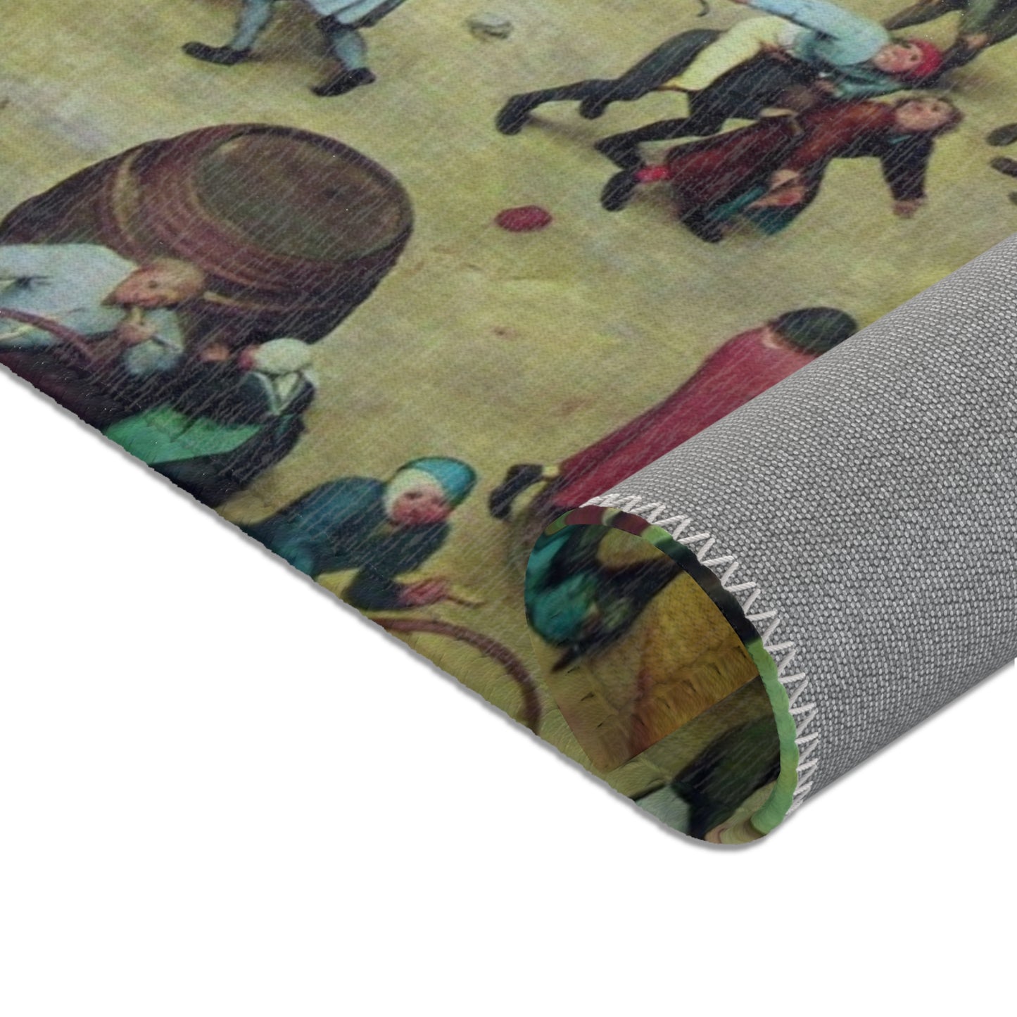 -2022-02-07 Children's Games, Pieter Bruegel the Elder, West Street, Cromer, Norfolk | Area Rug