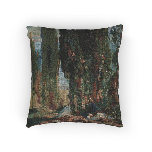 Under the Cypress Trees at Corfu — Sargent Pillow