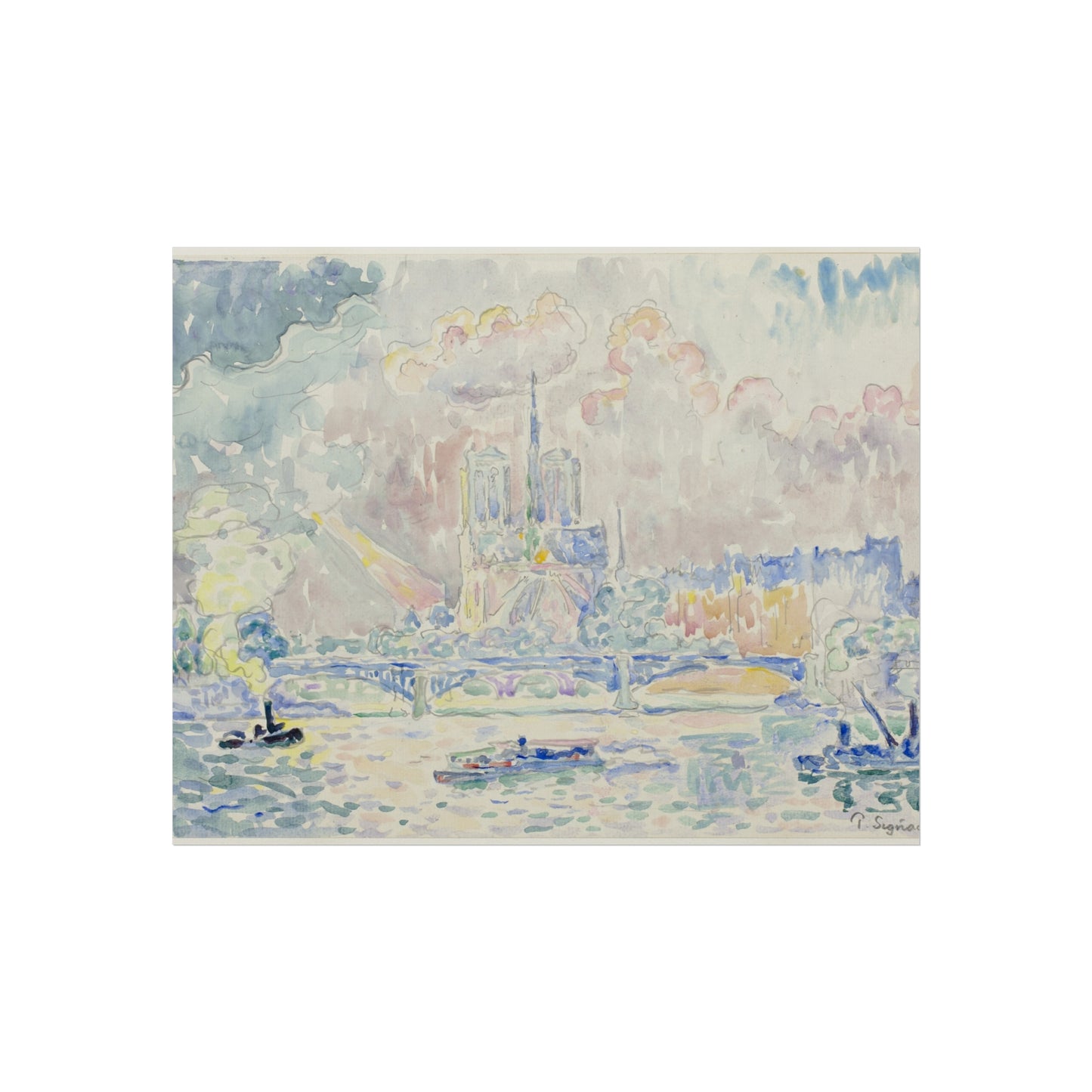 Paul Signac - Notre Dame | Fine Art Poster