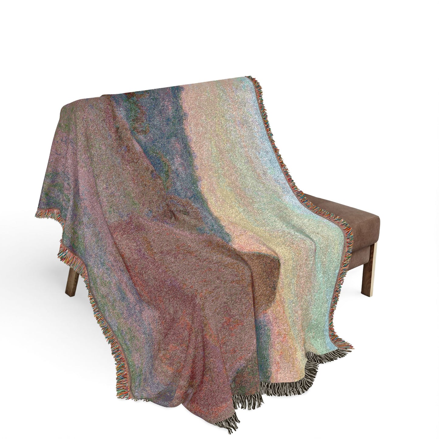 Claude Monet - Stacks of Wheat (End of Day, Autumn) | Woven Tapestry Blanket