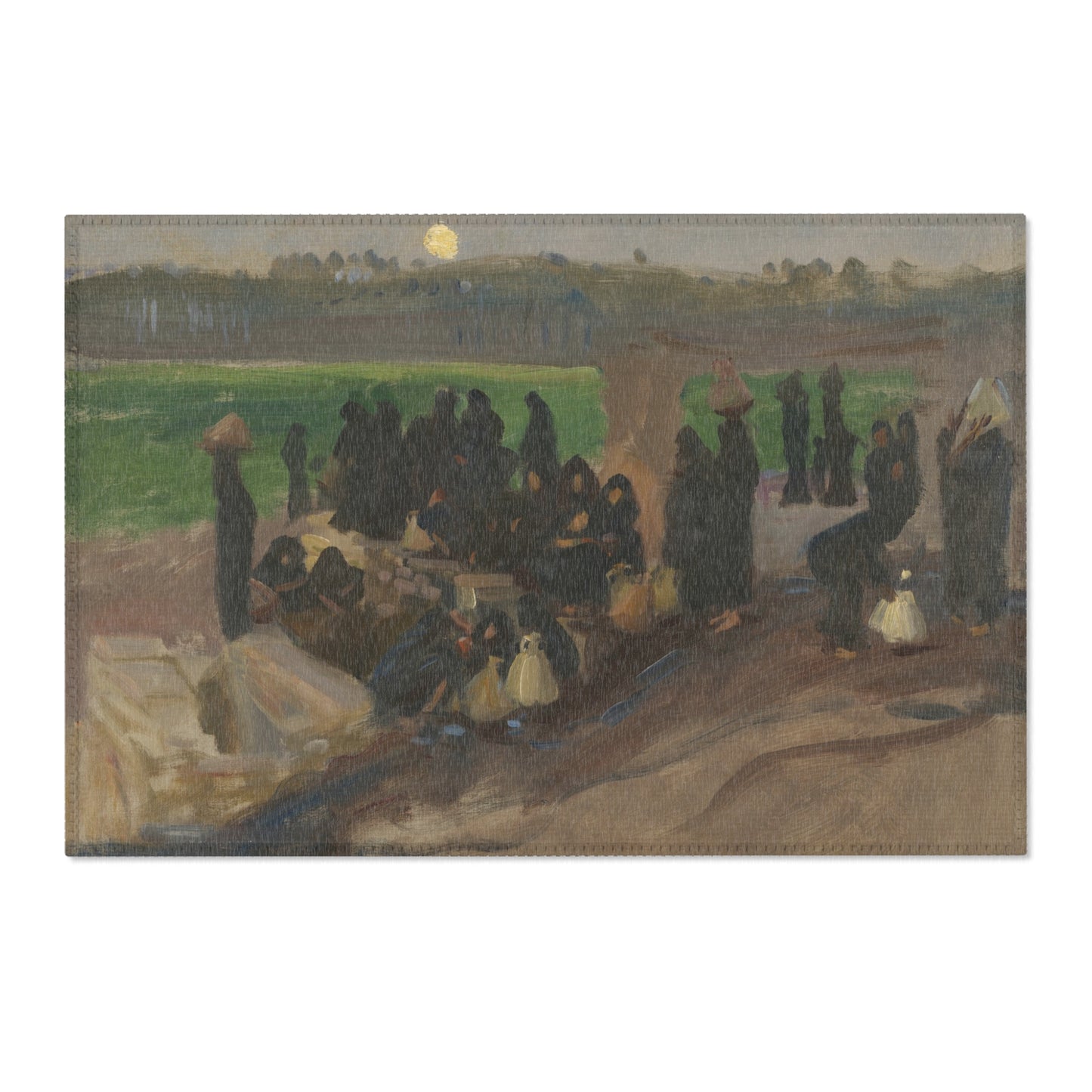 John Singer Sargent - Water Carriers on the Nile | Area Rug