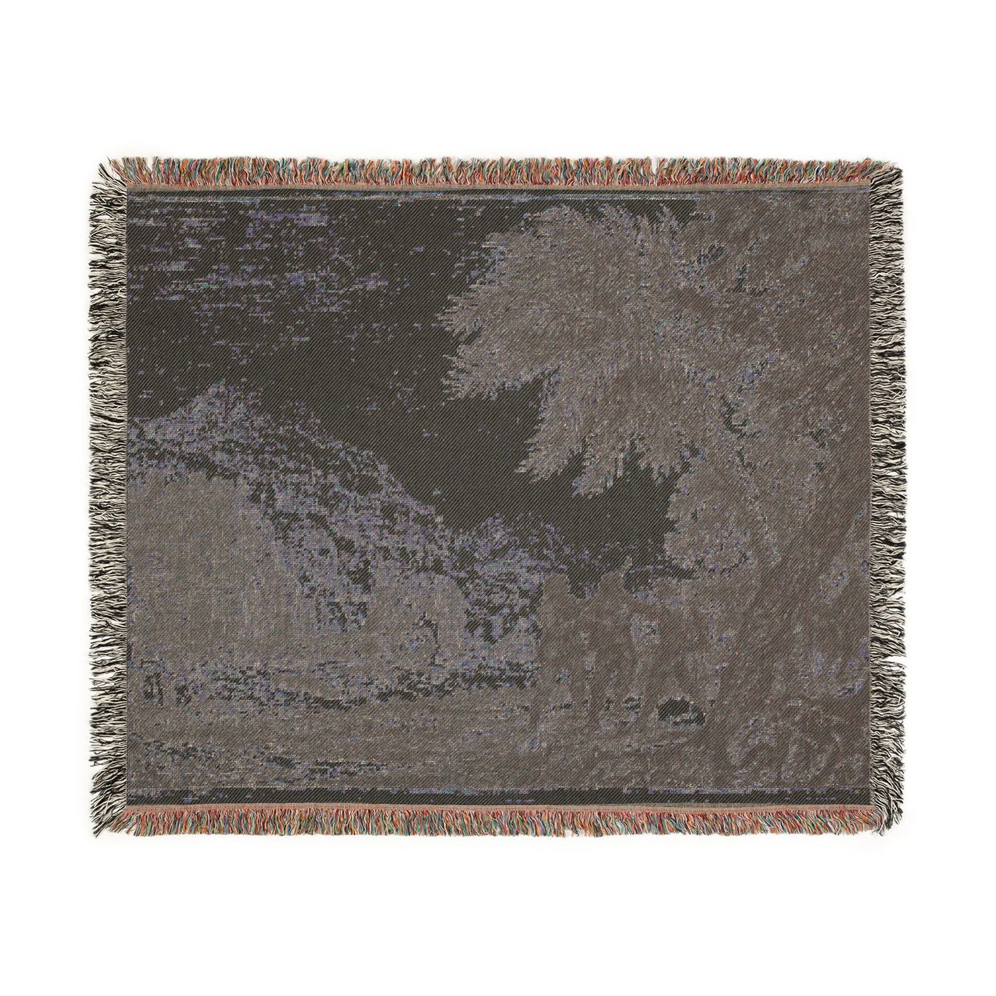 Claude Lorrain - Scene of Brigands | Woven Tapestry Blanket