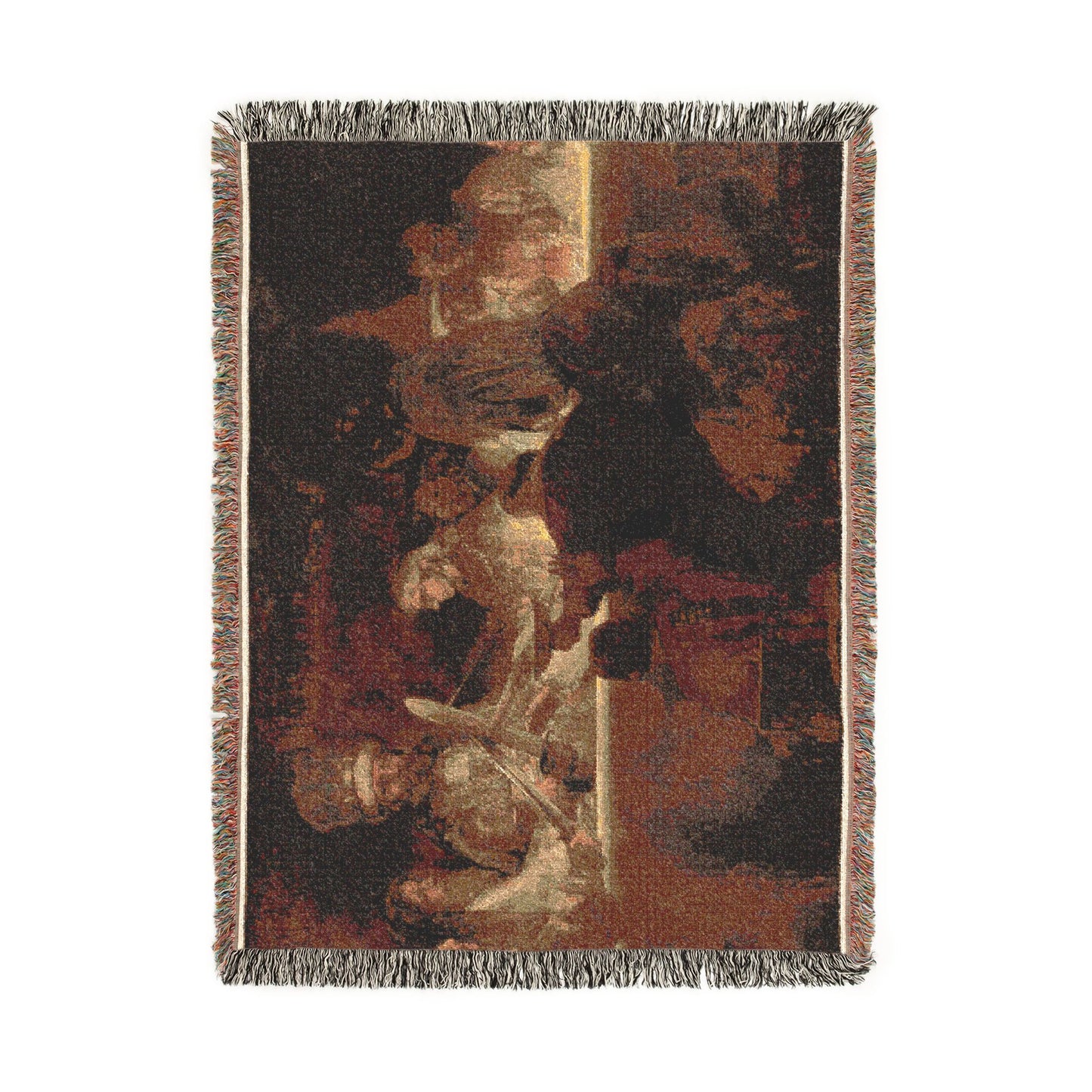 The Conspiracy of Claudius Civilis by Rembrandt van Rijn | Woven Tapestry Blanket