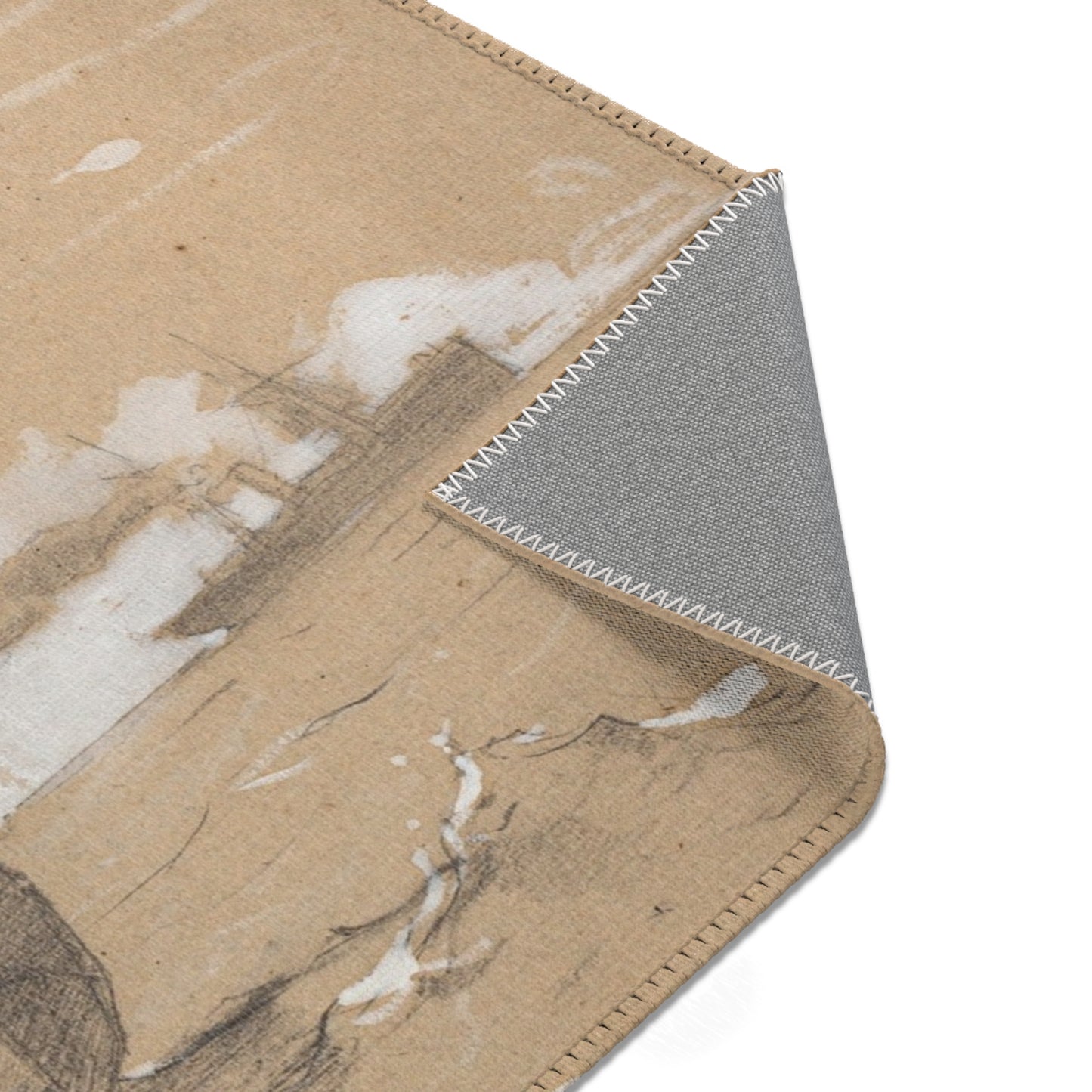 Winslow Homer - Fishing off Scarborough | Area Rug