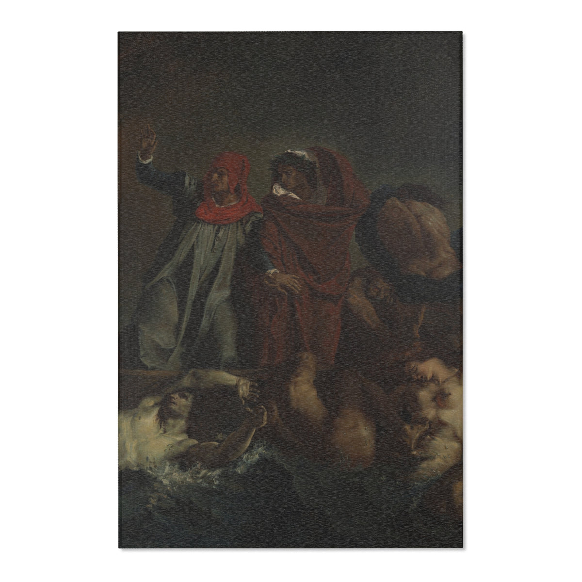 Dante's Bark (after Delacroix) Area Rug