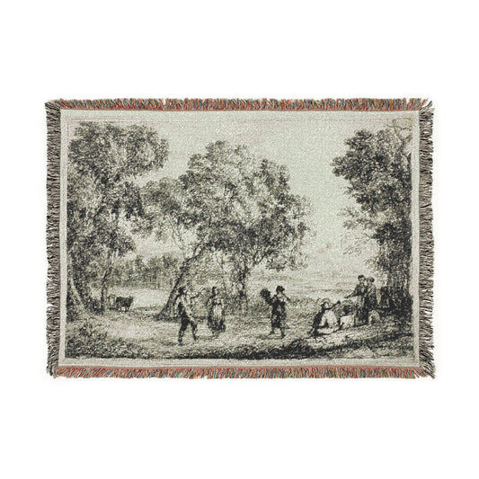 The Country Dance — Lorrain Tapestry Blanket