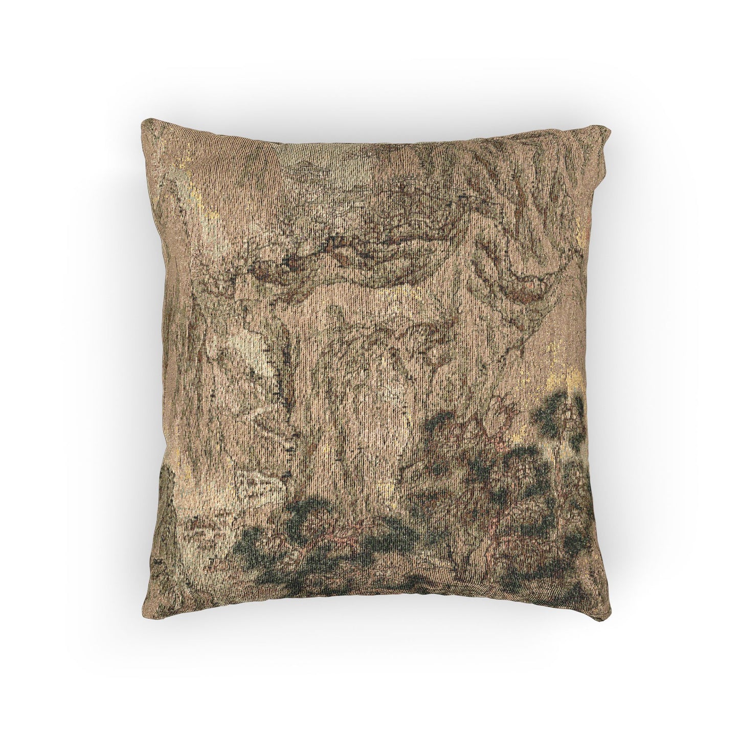 114_the-peach-blossom-spring | Woven Pillow