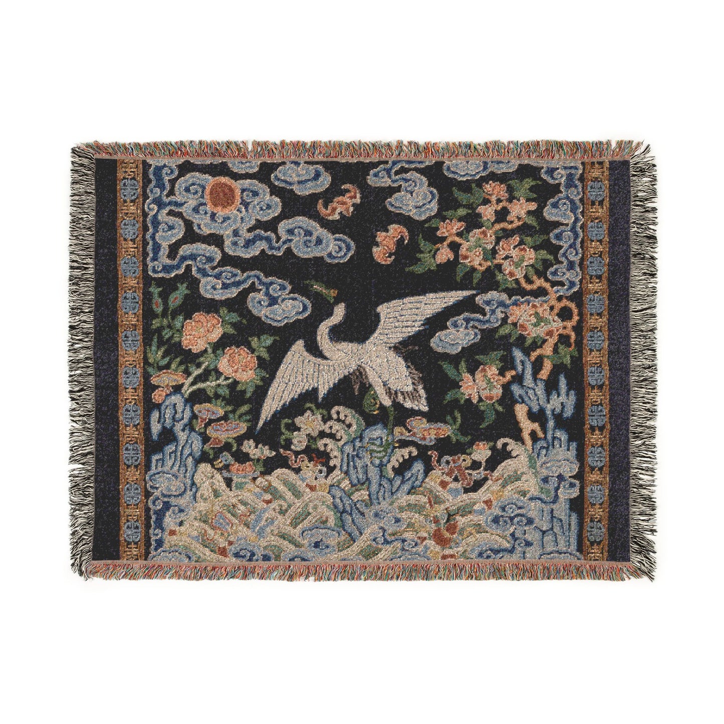 123_buzi-court-rank-badge | Woven Tapestry Blanket