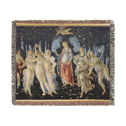 Primavera — Botticelli Tapestry Blanket