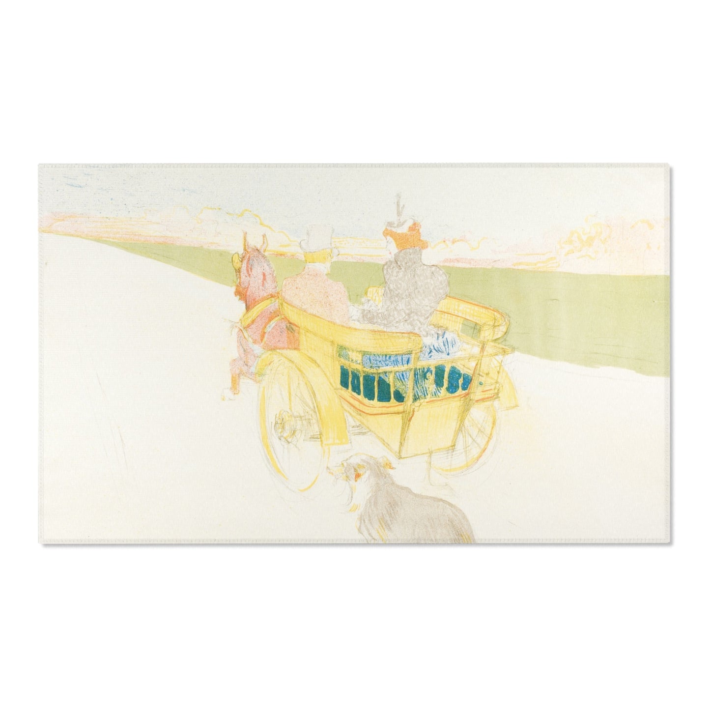Henri de Toulouse-Lautrec - A Drive in the Country | Area Rug